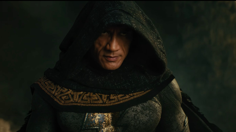 Black Adam in a robe