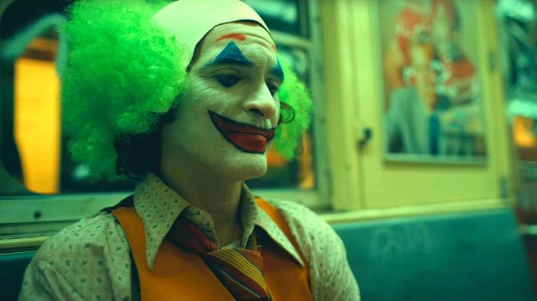 Joker on a train