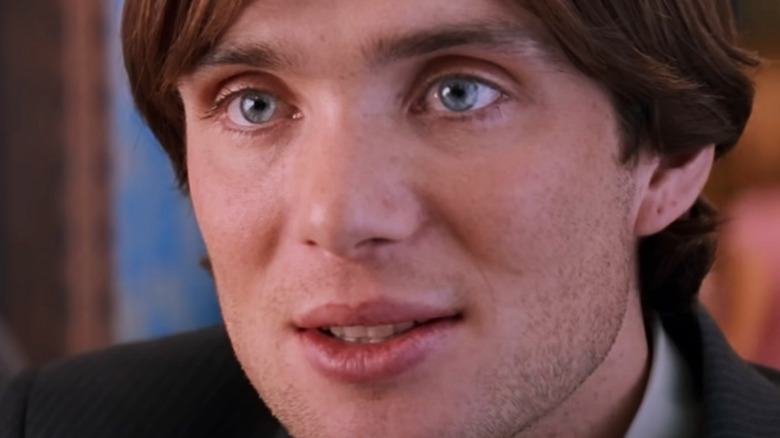 Cillian Murphy as Jackson Rippner is seen in closeup in Red Eye