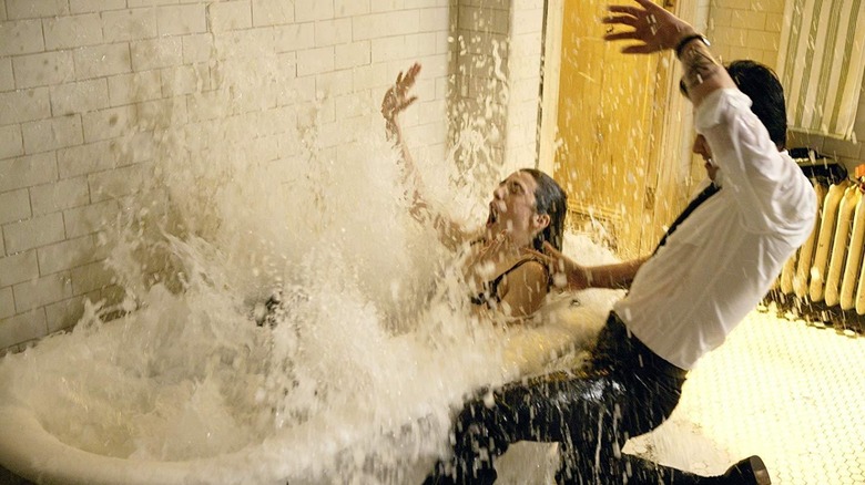 The near-death scene