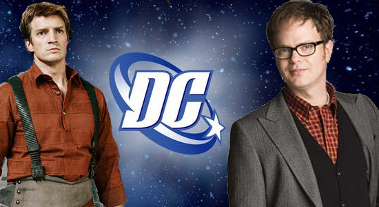 nathan fillion rainn wilson dc comics