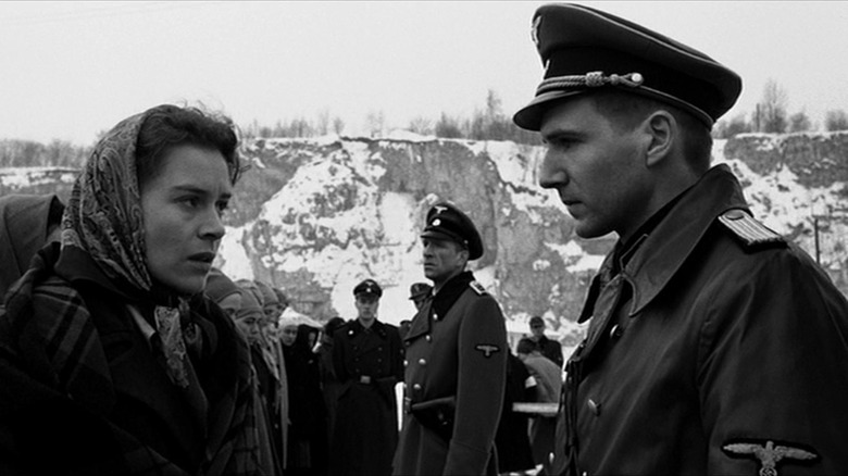 Embeth Davidtz Ralph Fiennes staring Schindler's List