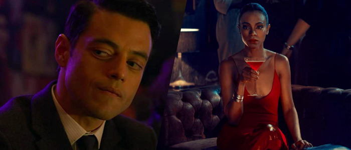 Rami Malek and Zoe Saldana