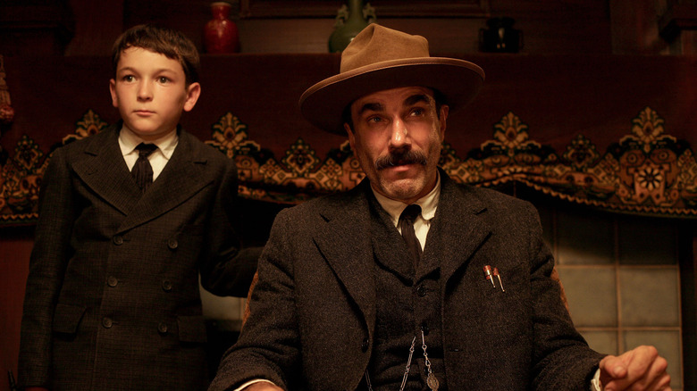 Daniel Plainview and his son