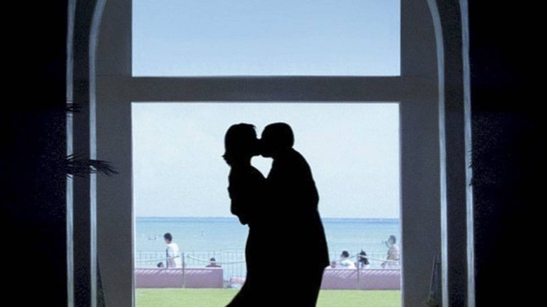 Emily Watson and Adam Sandler kiss
