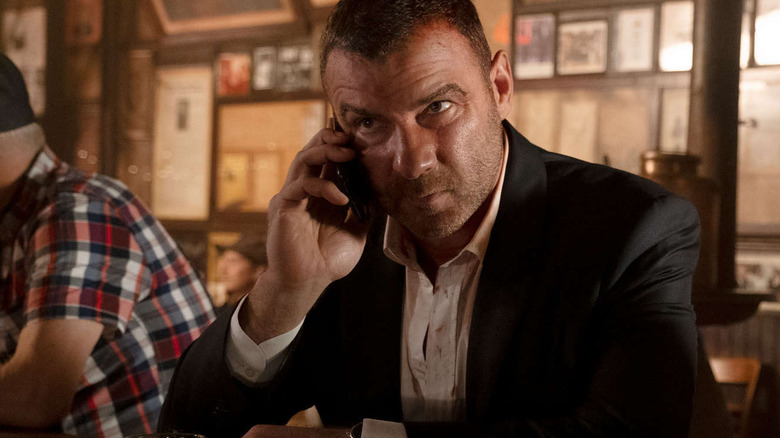 Ray Donovan staring pensively