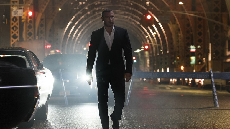 Ray Donovan staring pensively