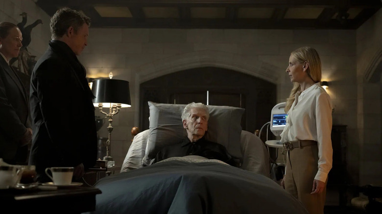 The Danforth siblings with their father on his deathbed in Ready or Not 2
