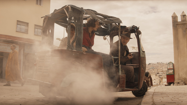 Dial of Destiny car chase
