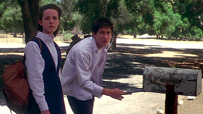 Jena Malone and Jake Gyllenhaal in Donnie Darko