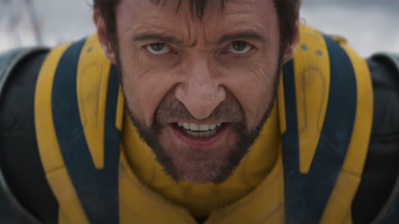 Close-up of Logan in Deadpool and Wolverine