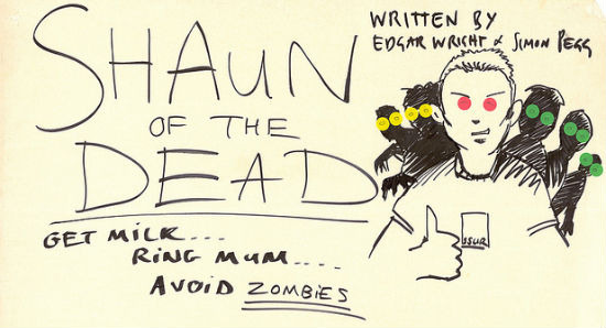 Shaun of the Dead Script Header