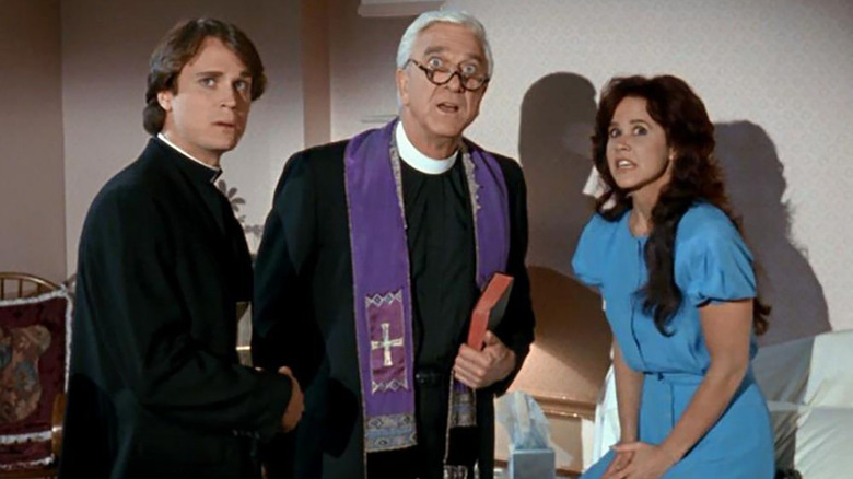 Anthony Starke, Leslie Nielsen, Linda Blair Repossessed