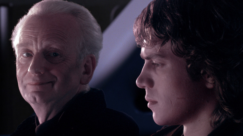 Batin is smiling creeping at Anakin Skywalker in Star Wars: Revenge from the Seth