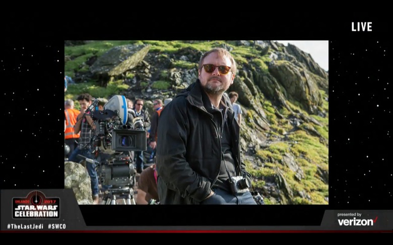 rian johnson's the last jedi set photos