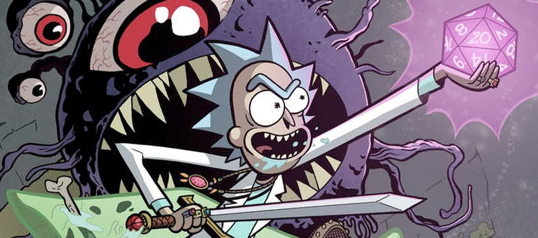 Rick and Morty Dungeons and Dragons Comic