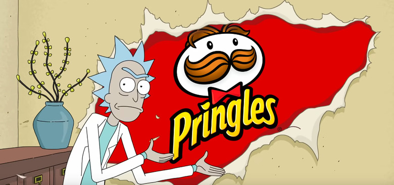 Rick and Morty Pringles Super Bowl Commercial