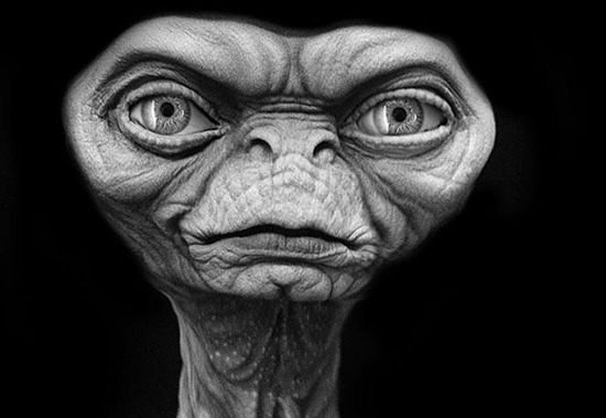 Rick Baker Night Skies aliens