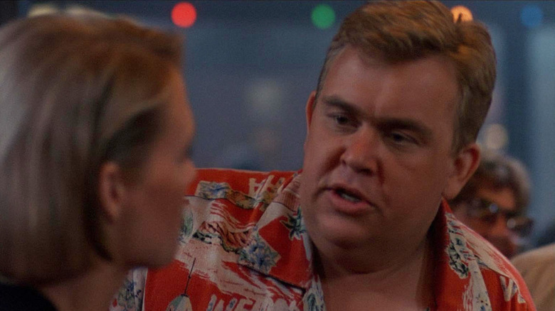 John Candy as Spike Nolan wearing a Hawaiian shirt in Brewster's Millions