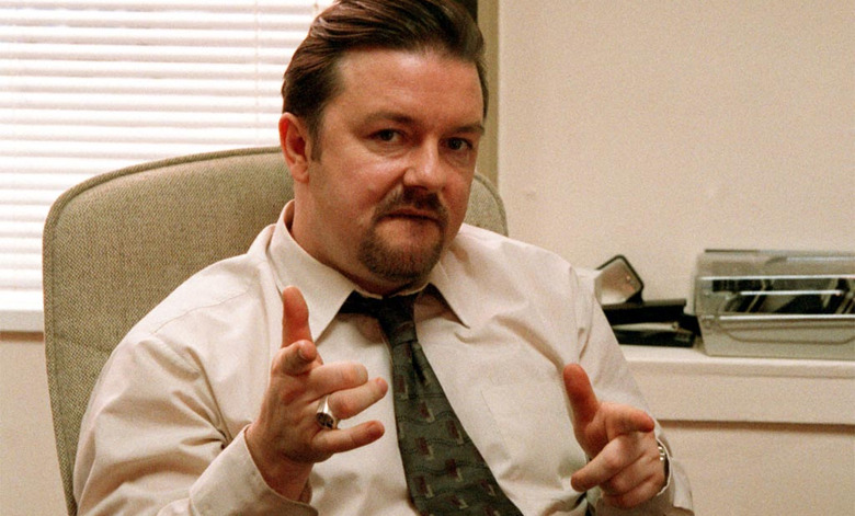 Ricky Gervais as David Brent in The Office