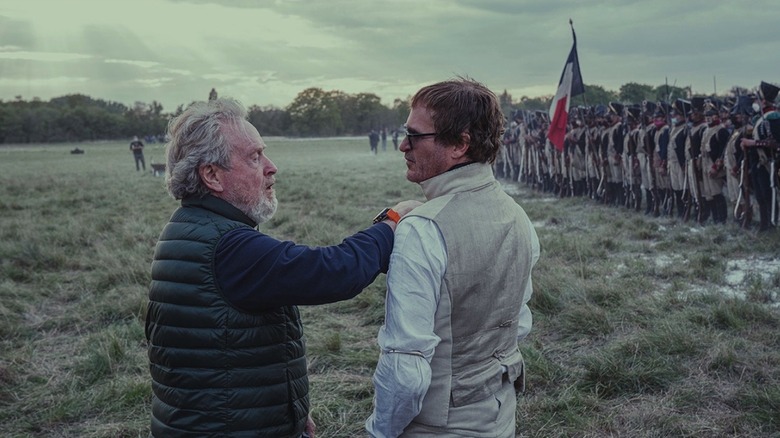 Ridley Scott and Joaquin Phoenix on Napoleon