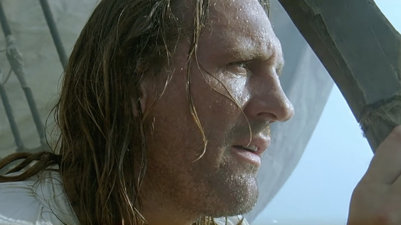 Christopher Columbus staring into the distance in 1492: Conquest of Paradise