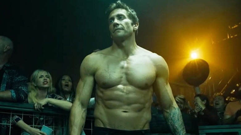 Jake Gyllenhaal bares his ripped flesh in the octagon as Dalton in Road House