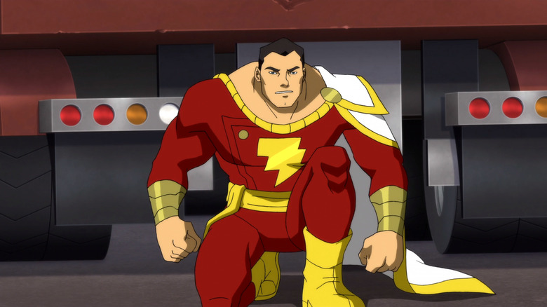 Captain Marvel stands up ready to keep fighting in Young Justice