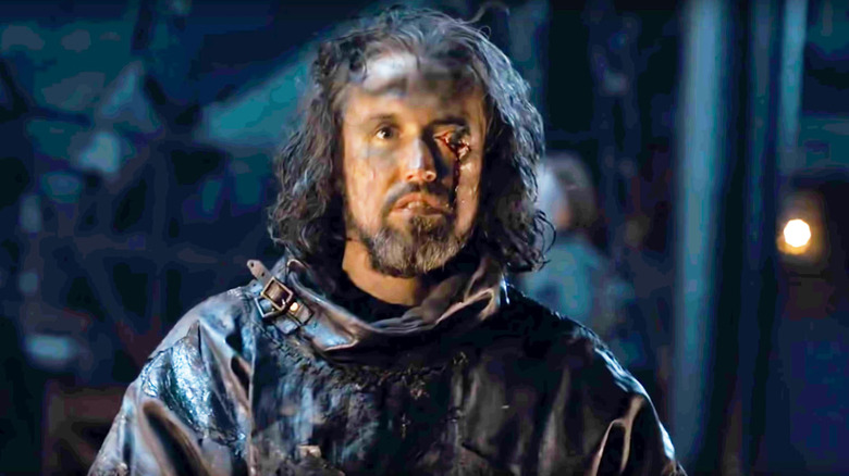 Rob Mac's soldier with an arrow in his eye on Game of Thrones