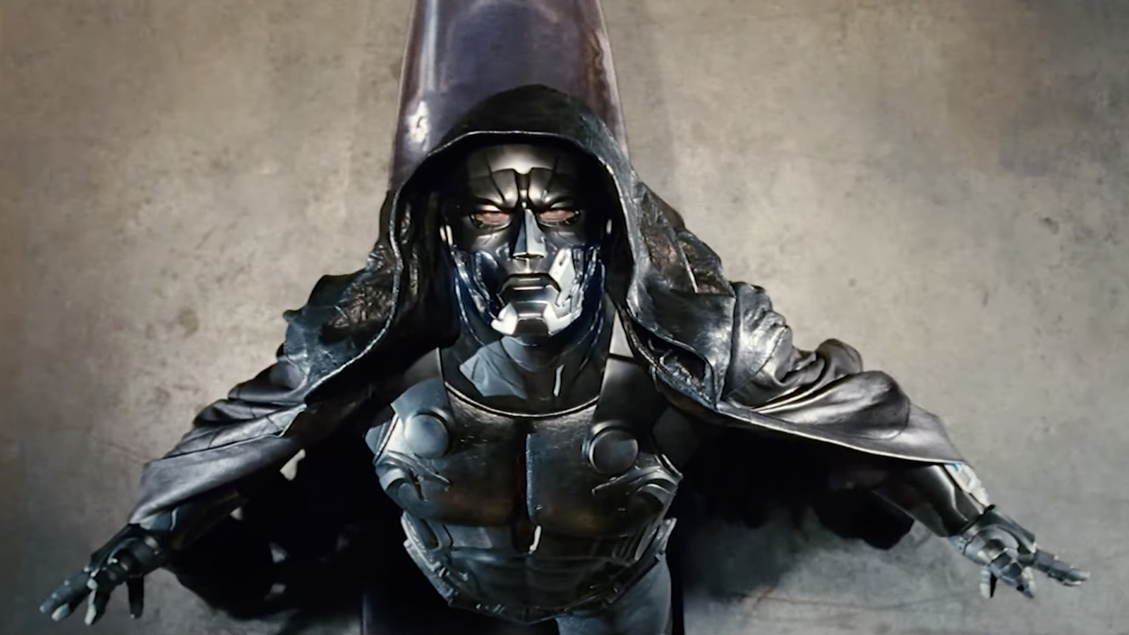 thumbnail image 2 of Marvel Doctor Doom Mask - Fantastic Four Movie Edition - Original Plastic Mask 2 of 5