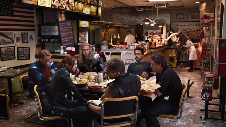 The cast of the Avengers 