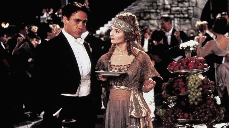 Robert Downey Jr. and Maria Pitillo in Chaplin