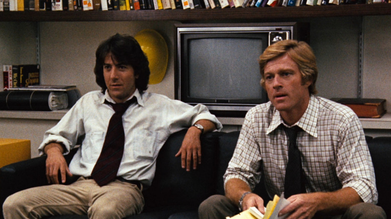 Dustin Hoffman, Robert Redford in All the President's Men