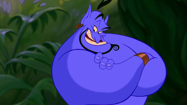 Robin Williams voices the Genie in Aladdin (1992) 