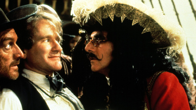 Robin Williams and Dustin Hoffman in Hook