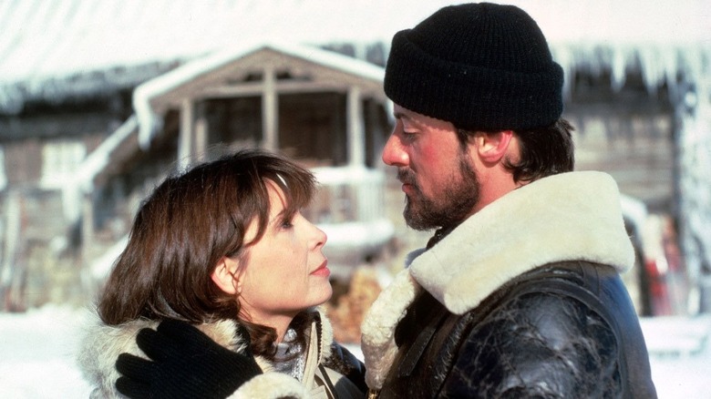 Adrian and Rocky in Rocky IV