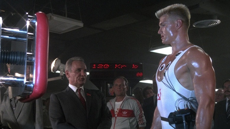 Drago training in Rocky IV