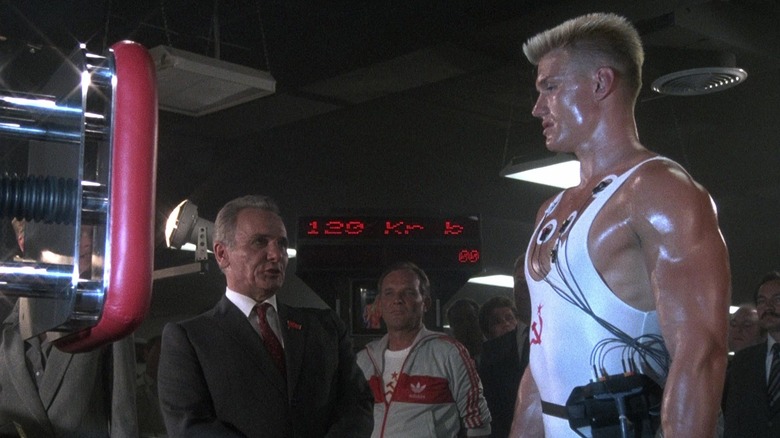 Drago training in Rocky IV