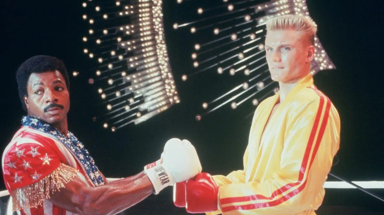 Creed vs Drago in Rocky IV