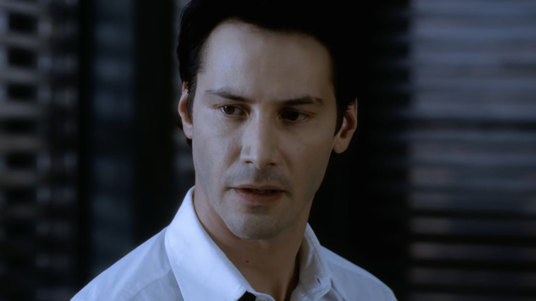 John Constantine looking stern in Constantine