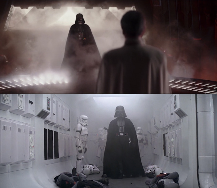 Rogue One and Star Wars shot comparison