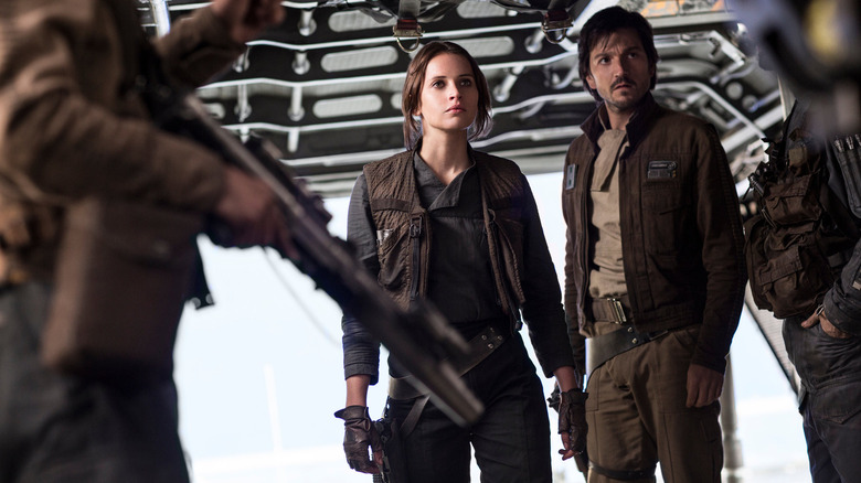 Jyn and Andor in Rogue One
