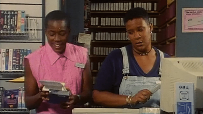 Cheryl and Tamara at the video store in The Watermelon Woman