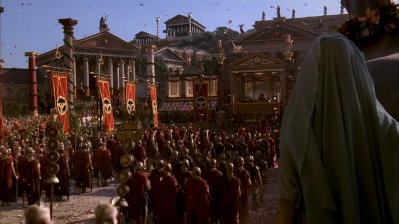 Crowd scene in Rome season 1