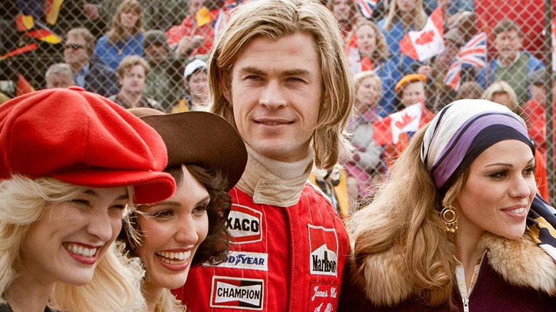 Chris Hemsworth as James Hunt in Rush