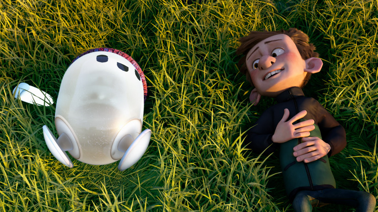 Ron and Barney in field