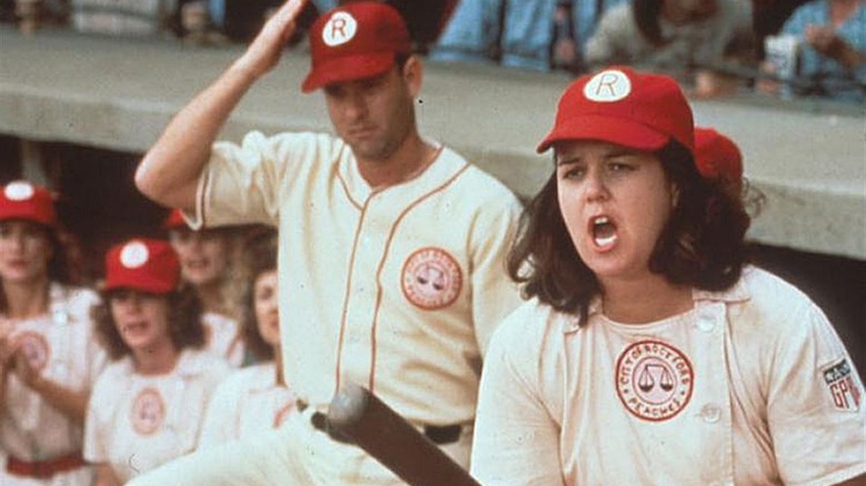 Tom Hanks and Rosie O'Donnell in A League of Their Own