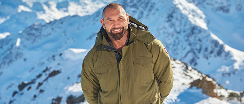 Dave Bautista shooting Spectre