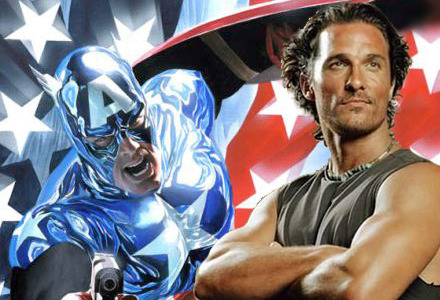Matthew McConaughey as Captain America