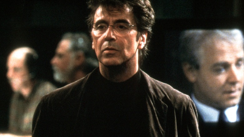 Al Pacino's Bergman watches the Wigand CBS broadcast in The Insider